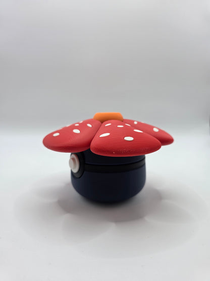 Character Design - 3D Printed Character Ball - Vileplume - Unique Display Collectible.