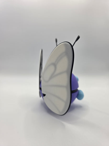 Character Design - 3D Printed Character Ball - Butterfree - Unique Display Collectible.