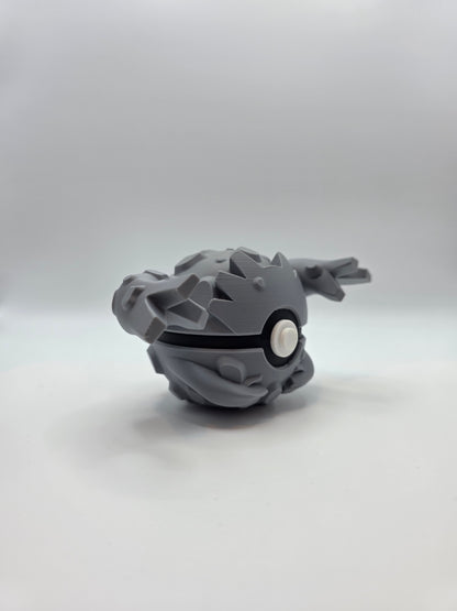 Character Design - 3D Printed Character Ball - Graveler - Unique Display Collectible.