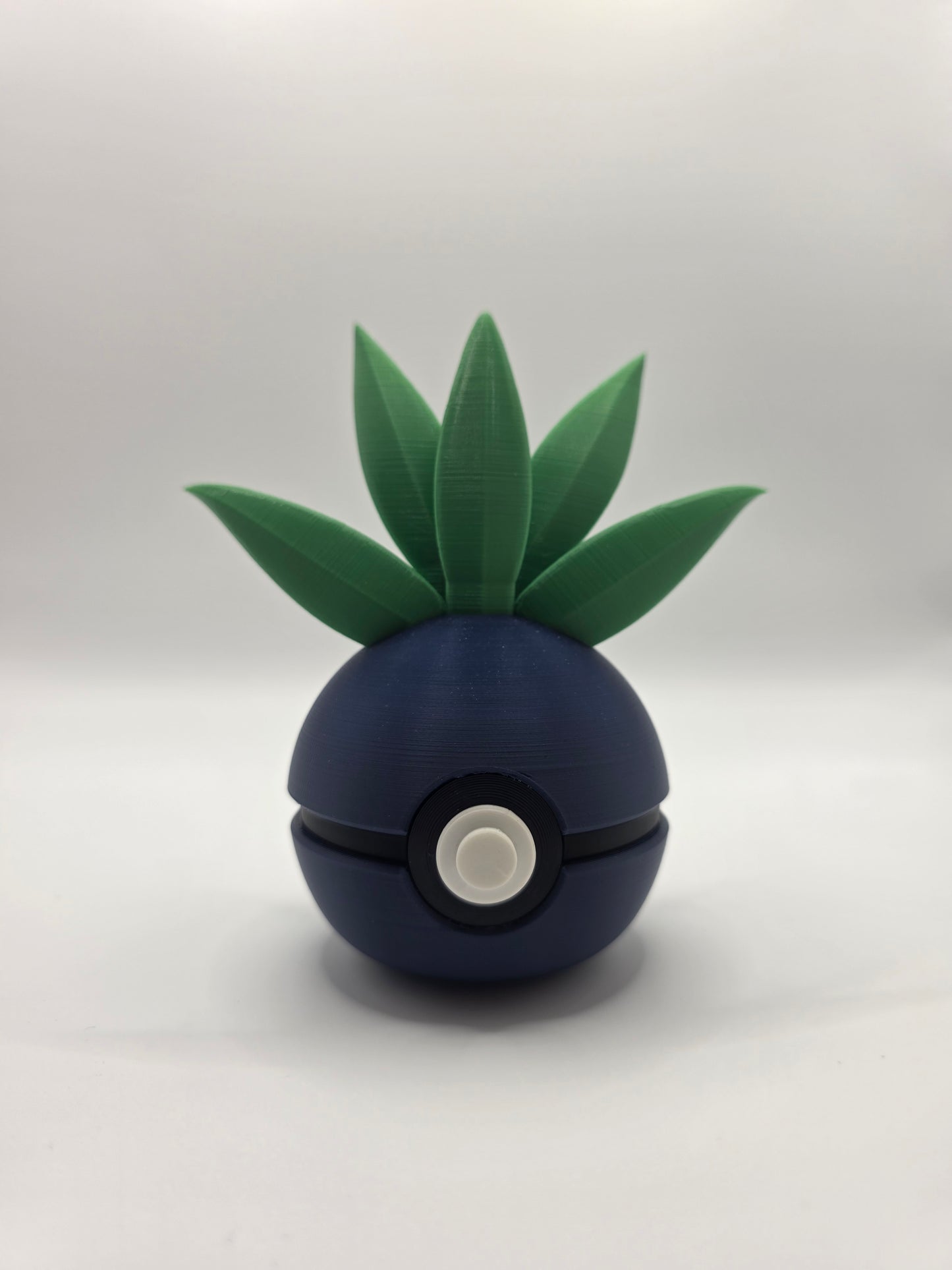 Character Design - 3D Printed Character Ball - Oddish  - Unique Display Collectible.