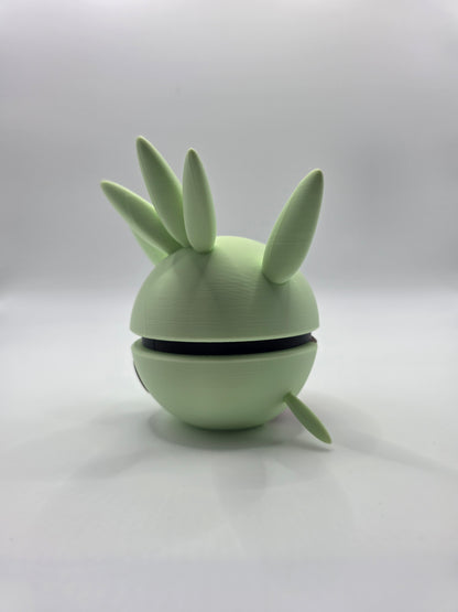 Character Design - 3D Printed Character Ball - Chespin - Unique Display Collectible.