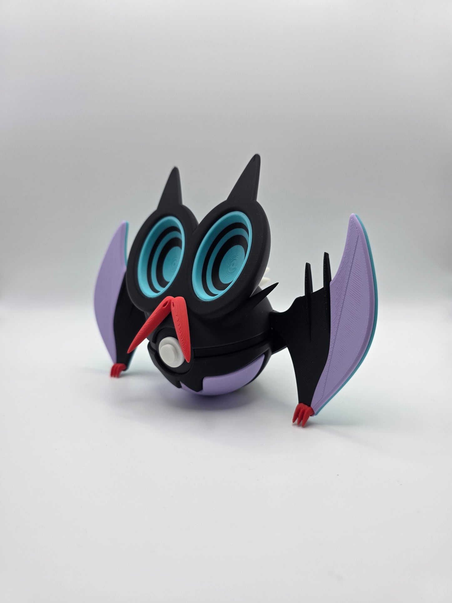 Character Design - 3D Printed Character Ball - Noivern - Unique Display Collectible.