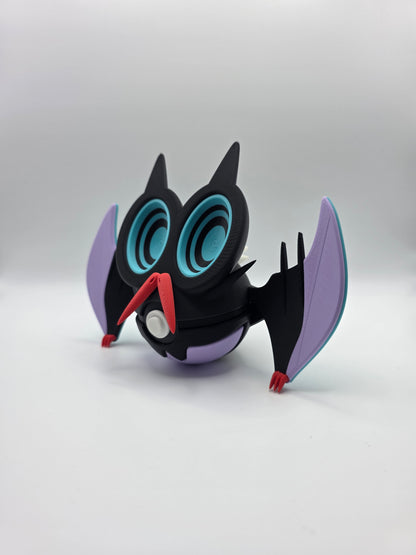 Character Design - 3D Printed Character Ball - Noivern - Unique Display Collectible.