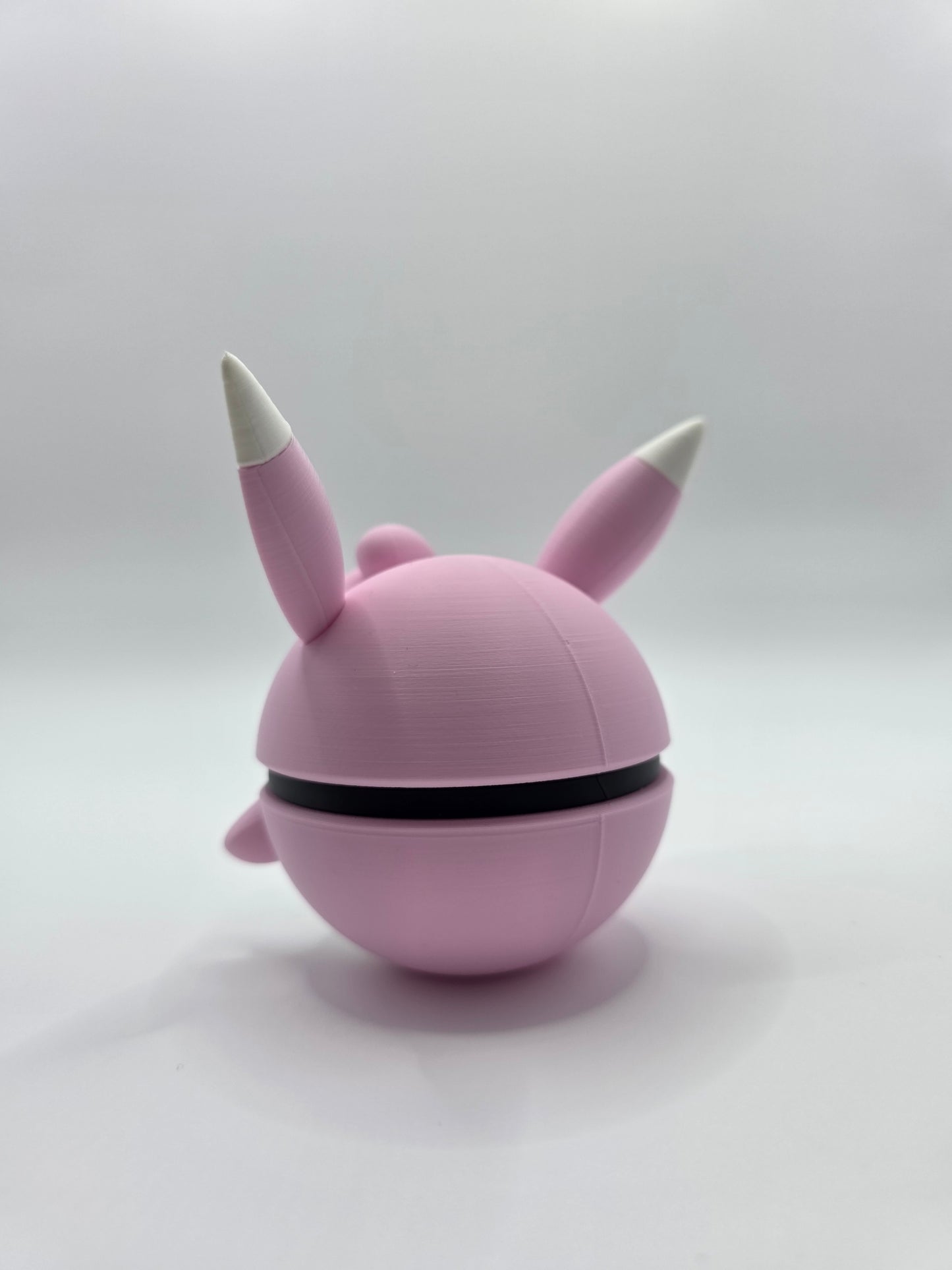 Character Design - 3D Printed Character Ball - Wigglytuff - Unique Display Collectible.