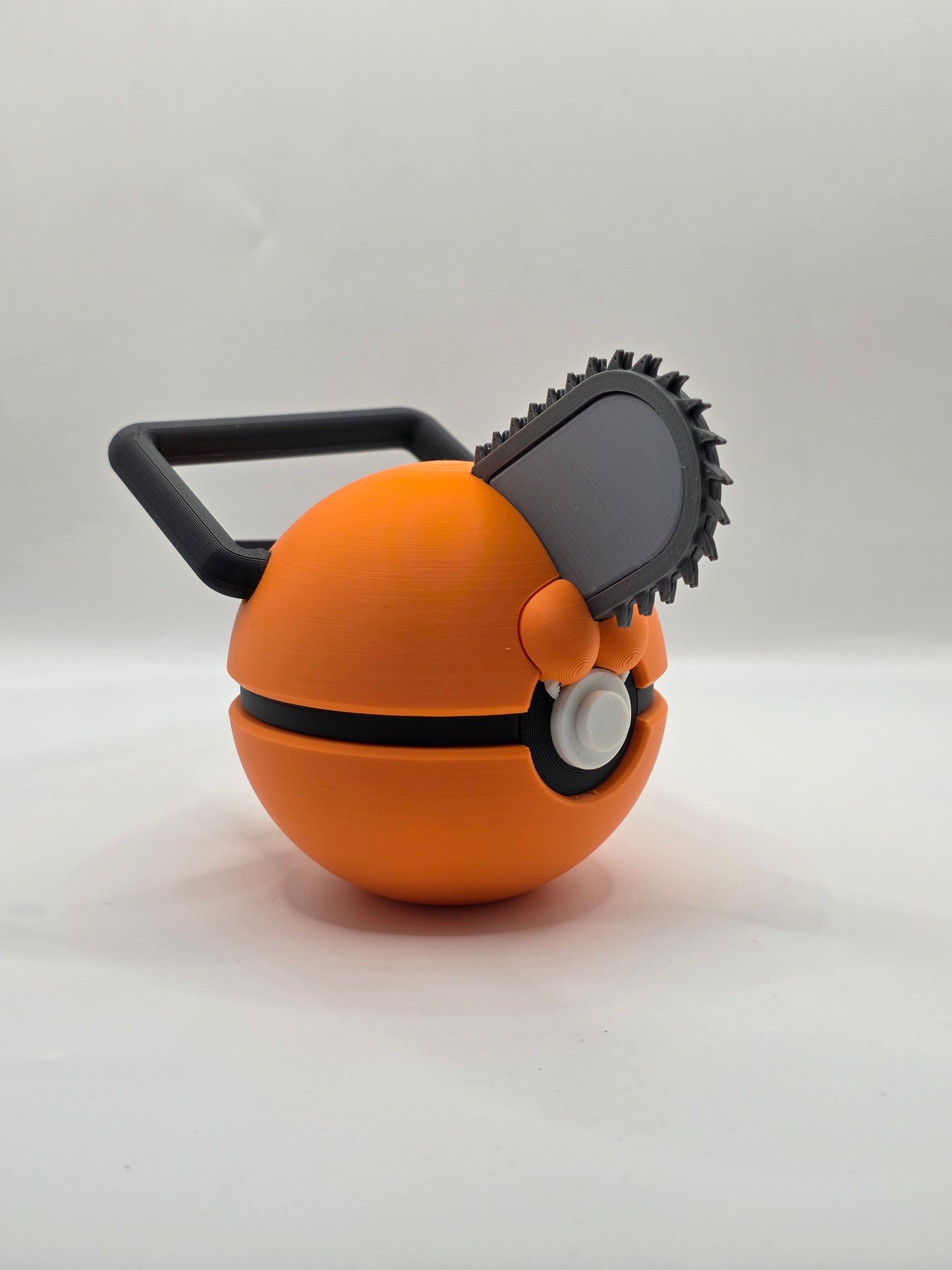 Character Design - 3D Printed Character Ball - Pochita - Unique Display Collectible.