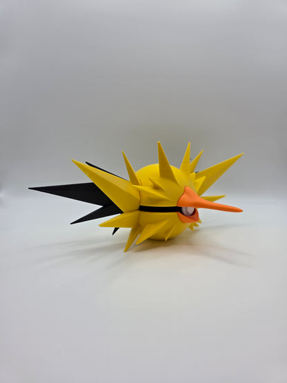 Character Design - 3D Printed Character Ball - Zapdos - Unique Display Collectible.