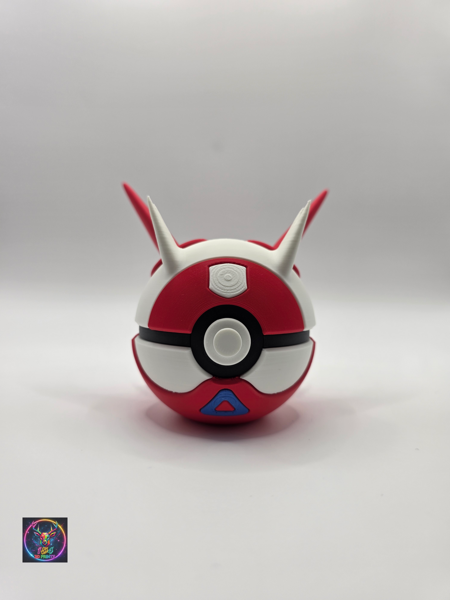 Character Design - 3D Printed Character Ball - Latias - Unique Display Collectible.