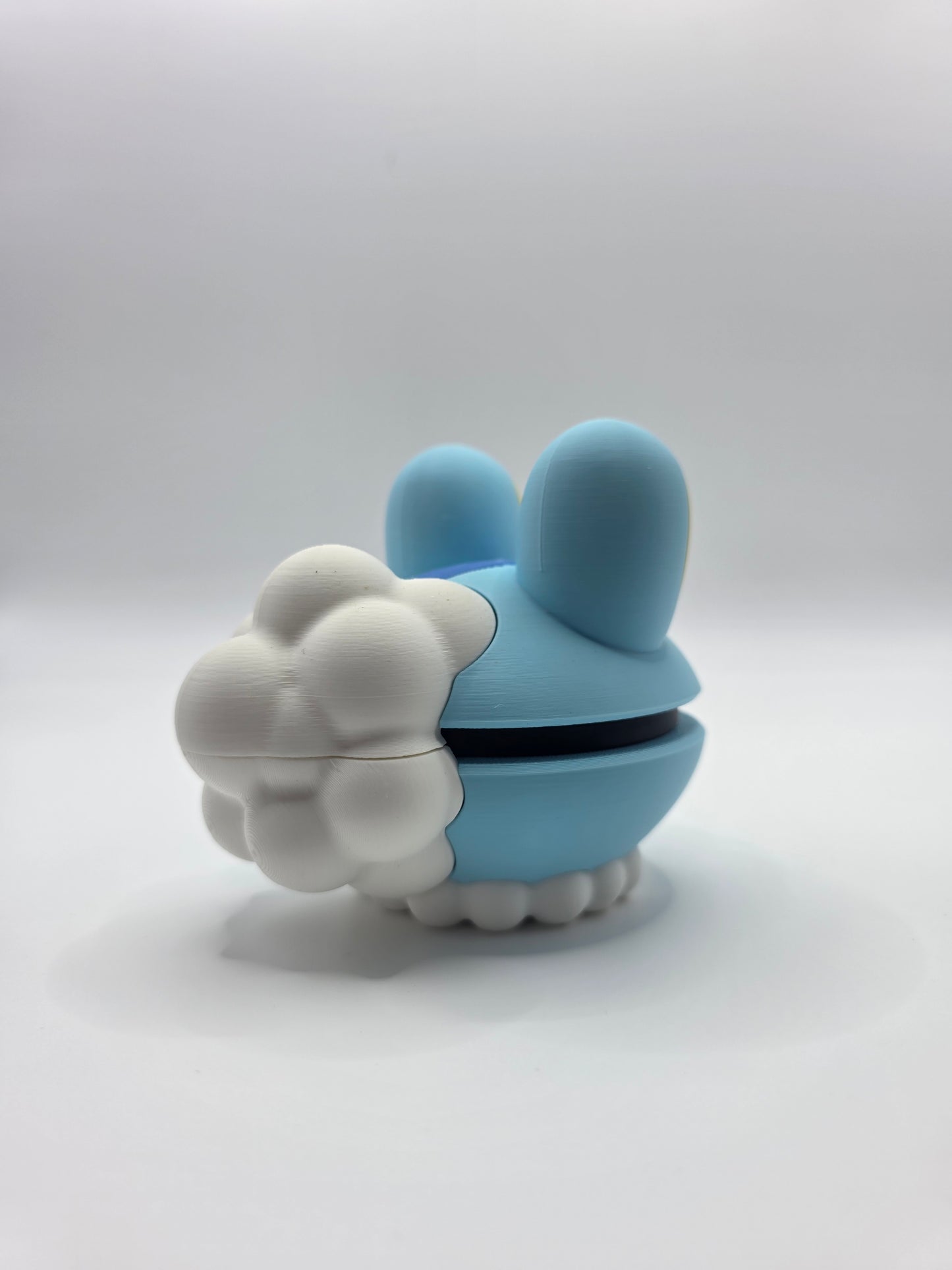 Character Design - 3D Printed Character Ball - Froakie - Unique Display Collectible.