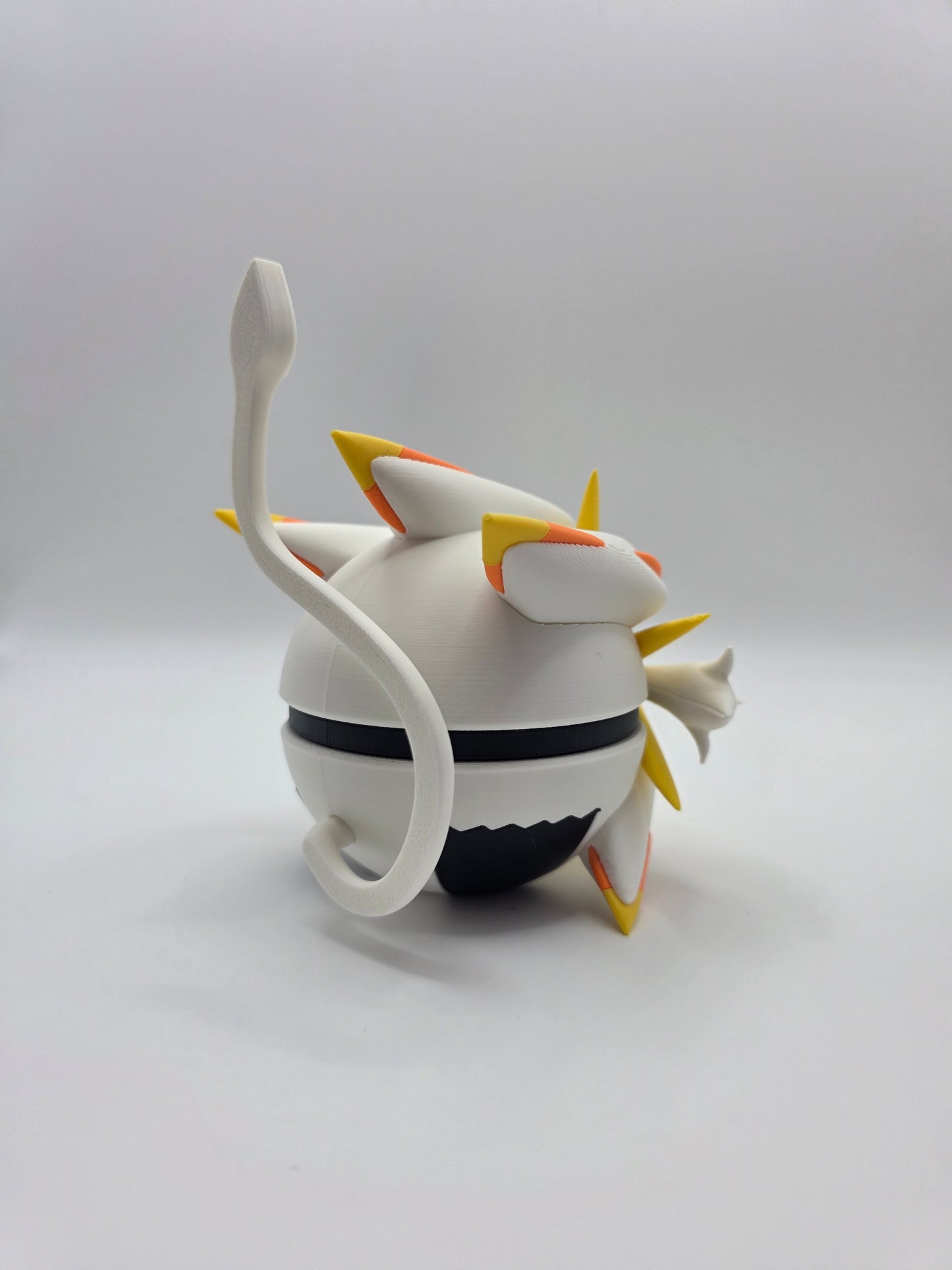 Character Design - 3D Printed Character Ball - Solgaleo - Unique Display Collectible.