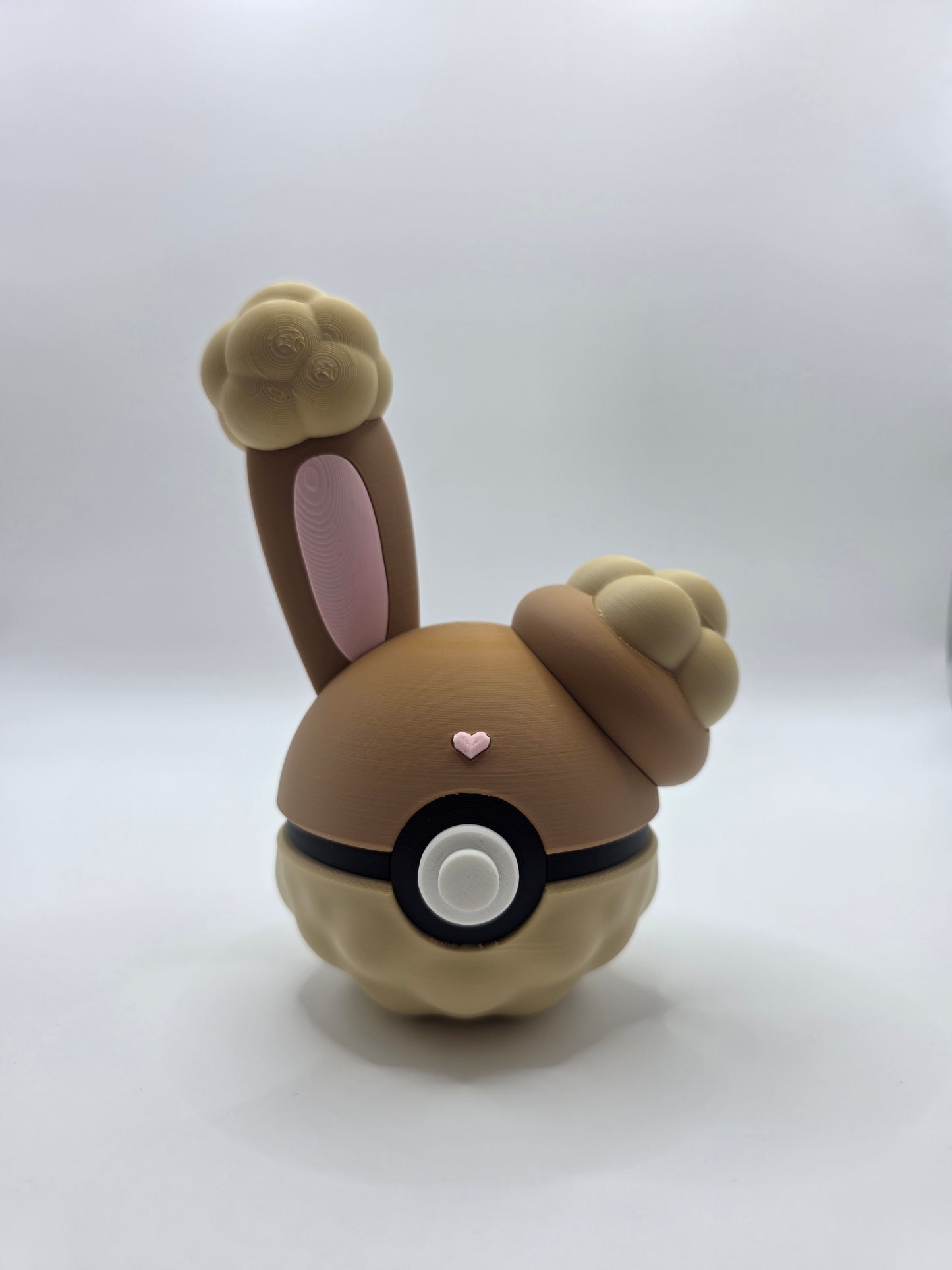 Character Design - 3D Printed Character Ball - Bunely - Unique Display Collectible.