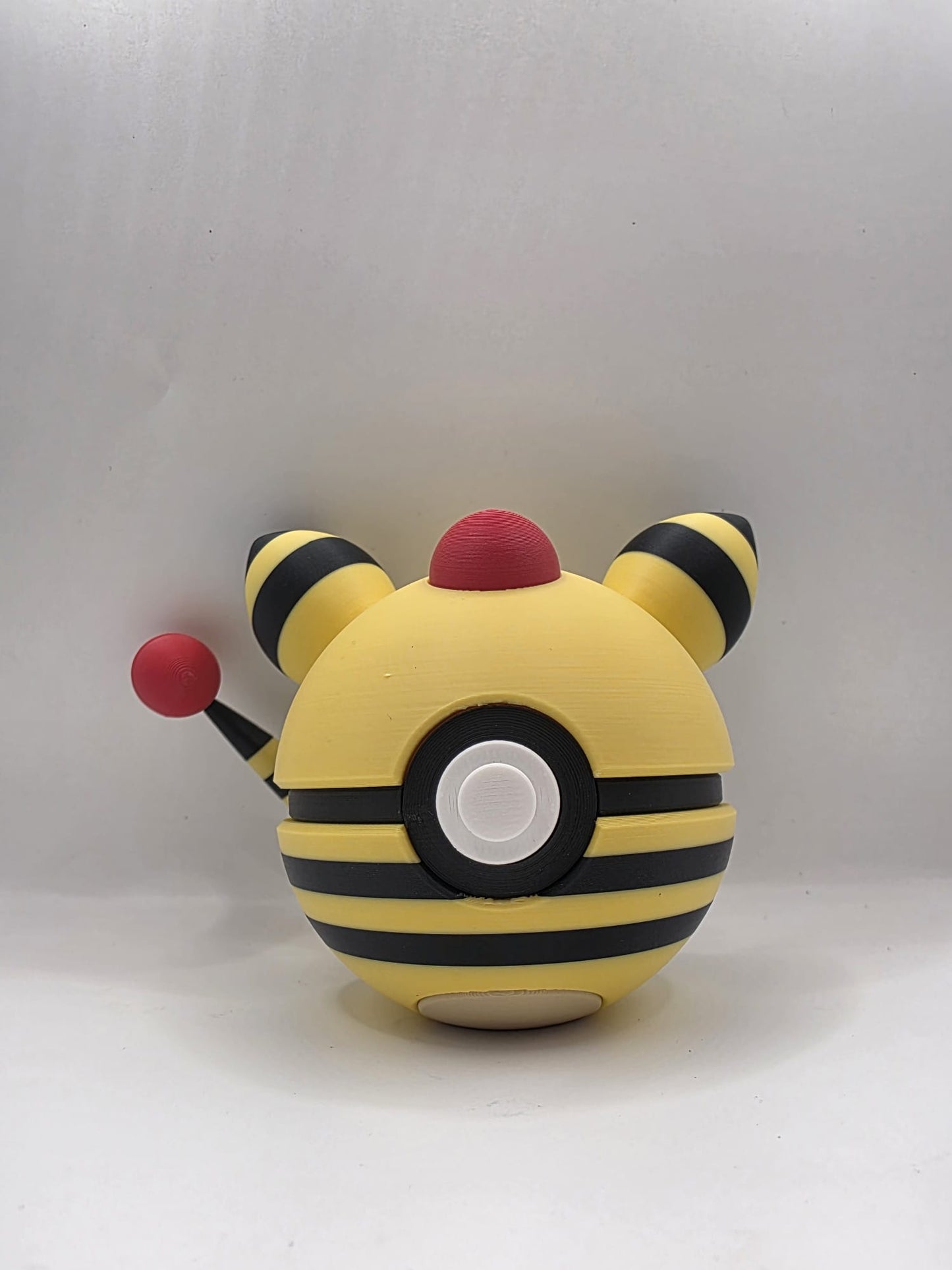 Pokemon Character Design - 3D Printed Pokeball - Ampharos - Exclusive Display Collectible.