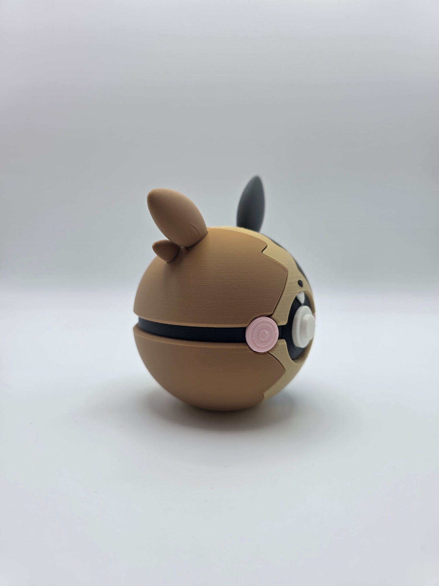 Character Design - 3D Printed Character Ball - Morpeko - Unique Display Collectible.