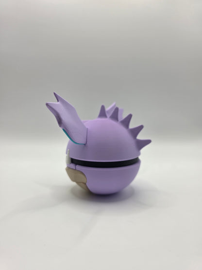 Character Design - 3D Printed Character Ball - Nidoking - Unique Display Collectible.