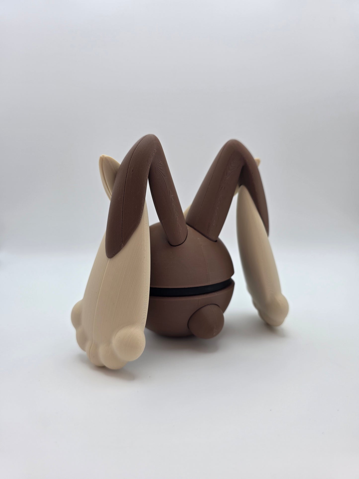 Character Design - 3D Printed Character Ball - Lopunny - Unique Display Collectible.