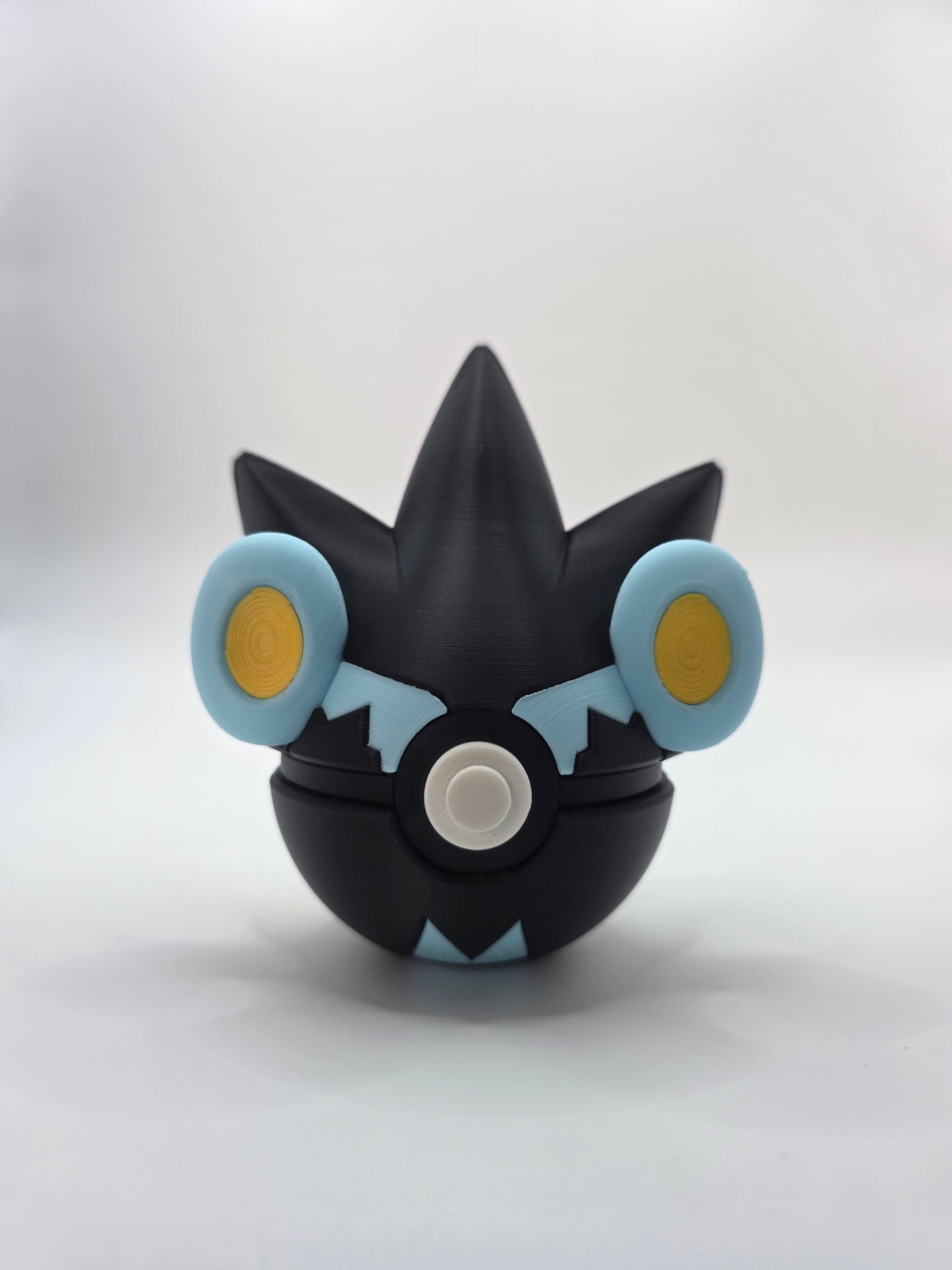 Character Design - 3D Printed Character Ball - Luxray - Unique Display Collectible.