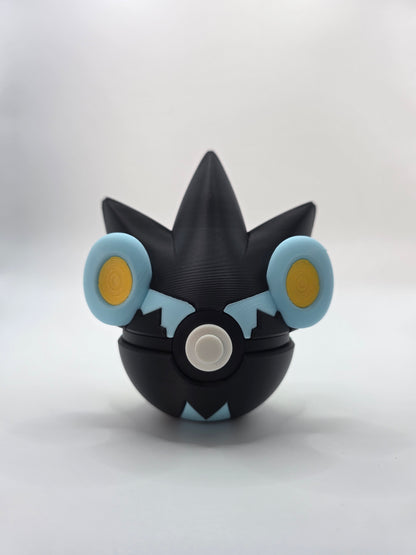 Character Design - 3D Printed Character Ball - Luxray - Unique Display Collectible.