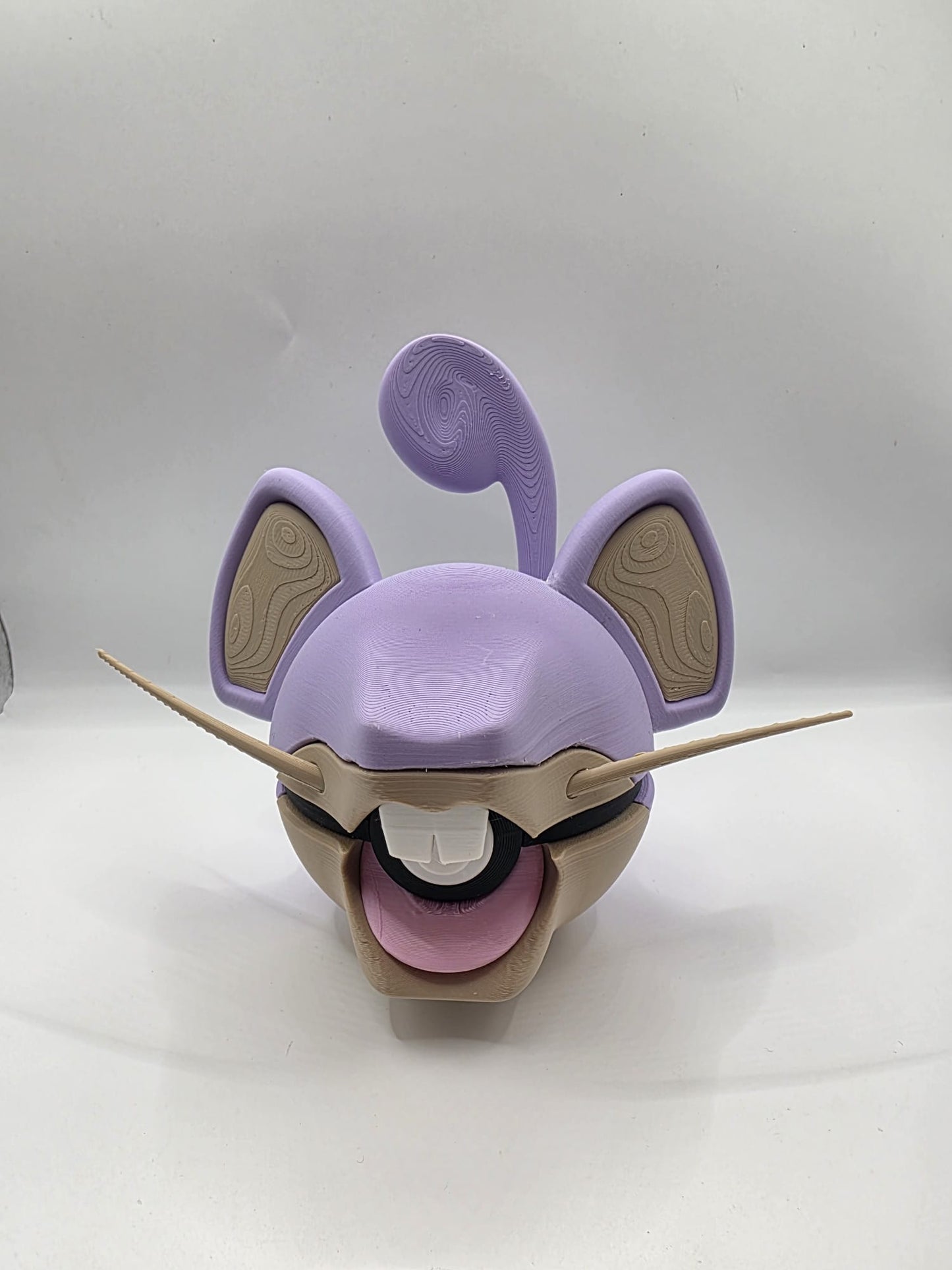 Pokemon Character Design - 3D Printed Pokeball - Rattata - Exclusive Display Collectible.