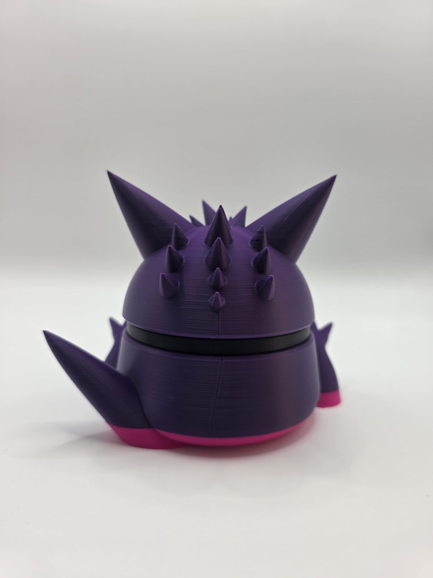 Character Design - 3D Printed Character Ball - Gigantamax Gengar - Unique Display Collectible.