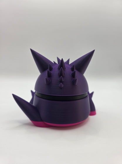 Character Design - 3D Printed Character Ball - Gigantamax Gengar - Unique Display Collectible.