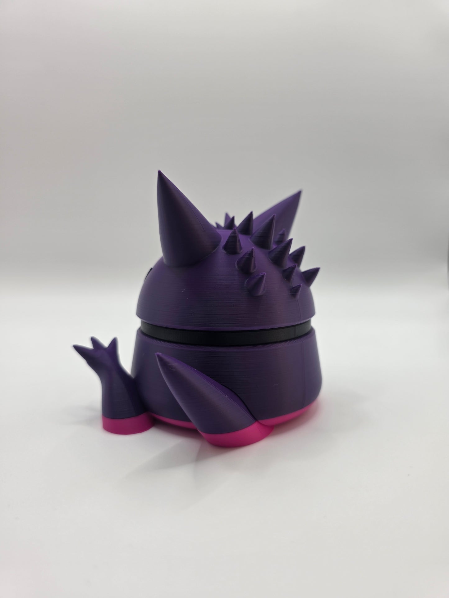 Character Design - 3D Printed Character Ball - Gigantamax Gengar - Unique Display Collectible.