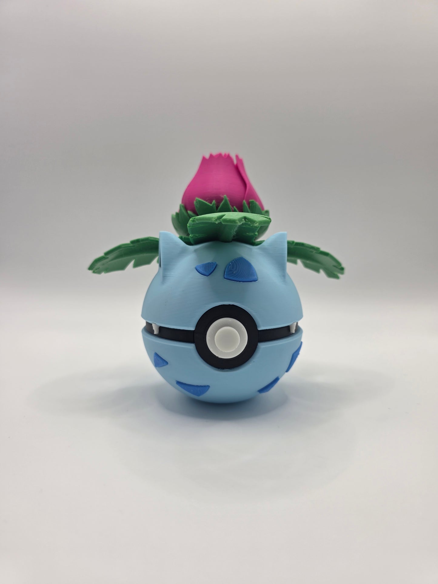 Character Design - 3D Printed Character Ball - Ivysaur - Unique Display Collectible.
