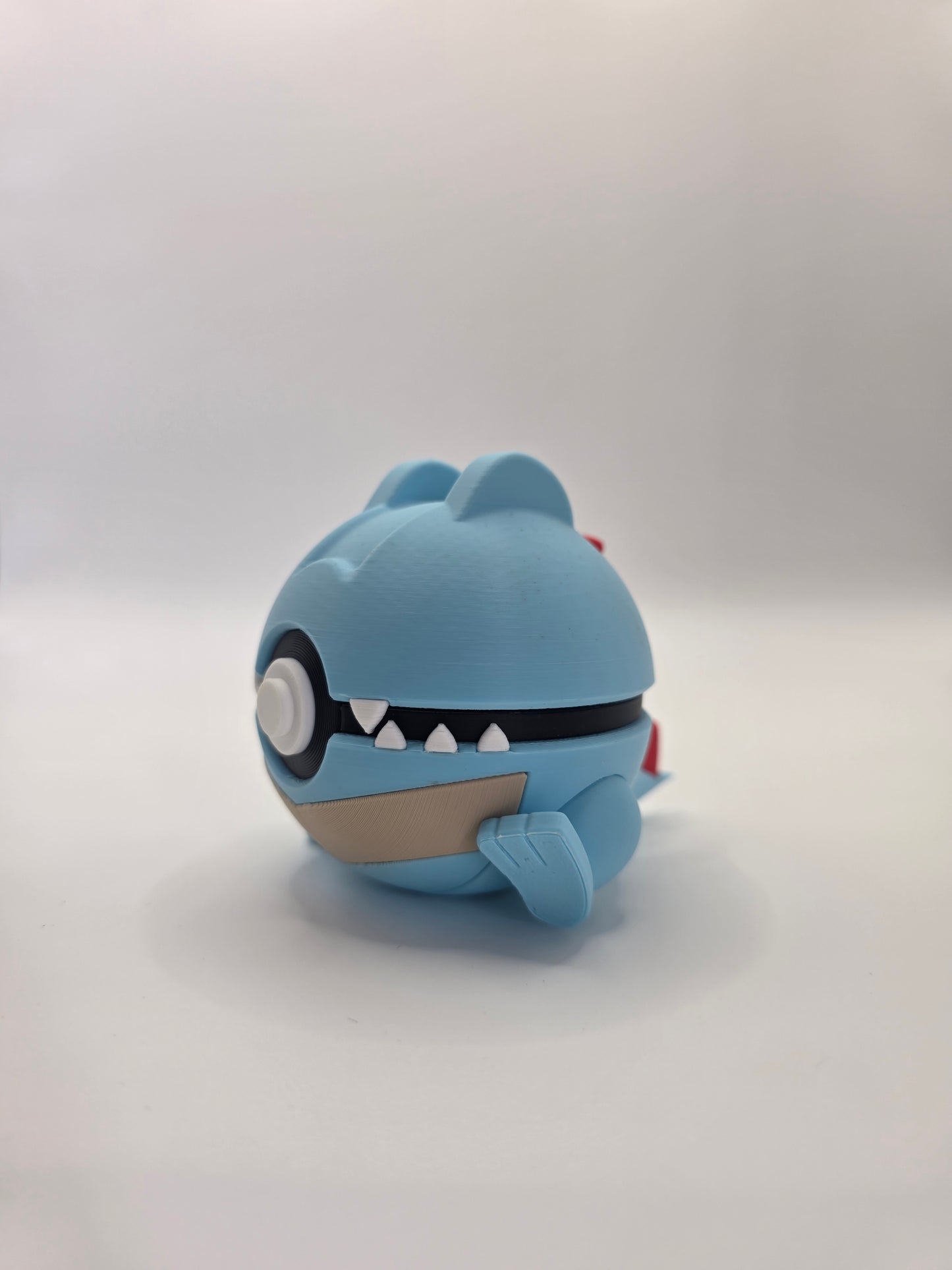 Character Design - 3D Printed Character Ball - Totodile - Unique Display Collectible.