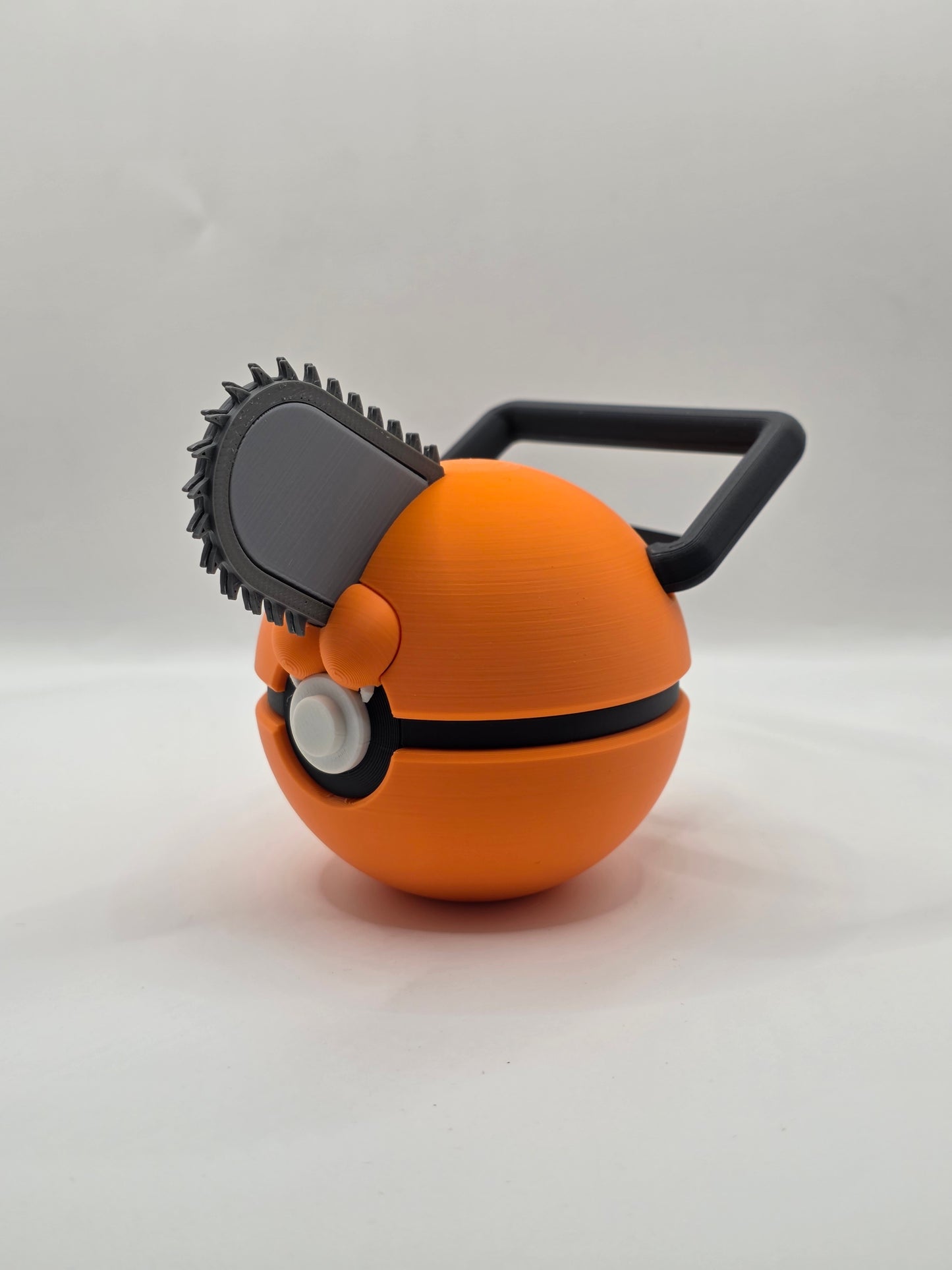 Character Design - 3D Printed Character Ball - Pochita - Unique Display Collectible.