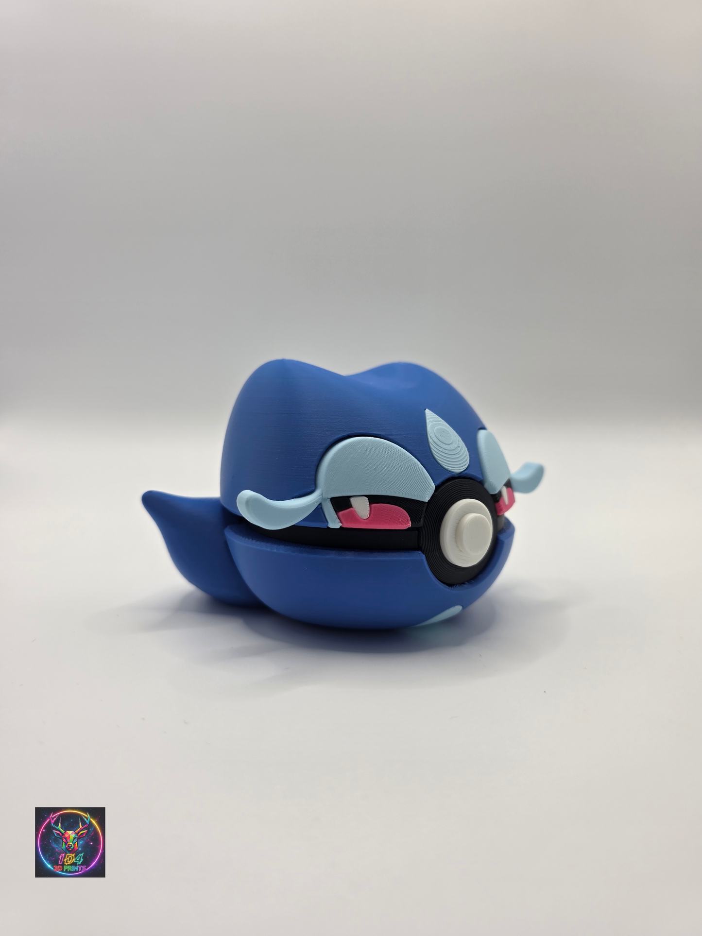 Character Design - 3D Printed Character Ball - Gecqua - Unique Display Collectible.