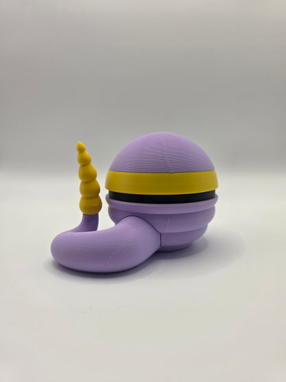 Character Design - 3D Printed Character Ball - Ekans - Unique Display Collectible.