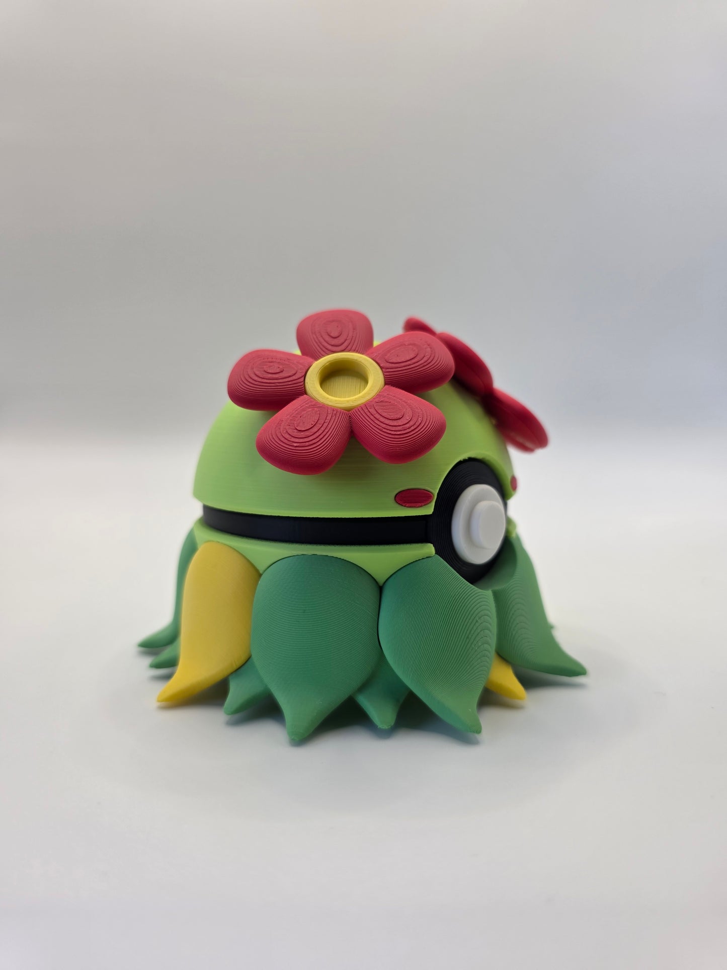 Character Design - 3D Printed Character Ball - Bellossom - Unique Display Collectible.