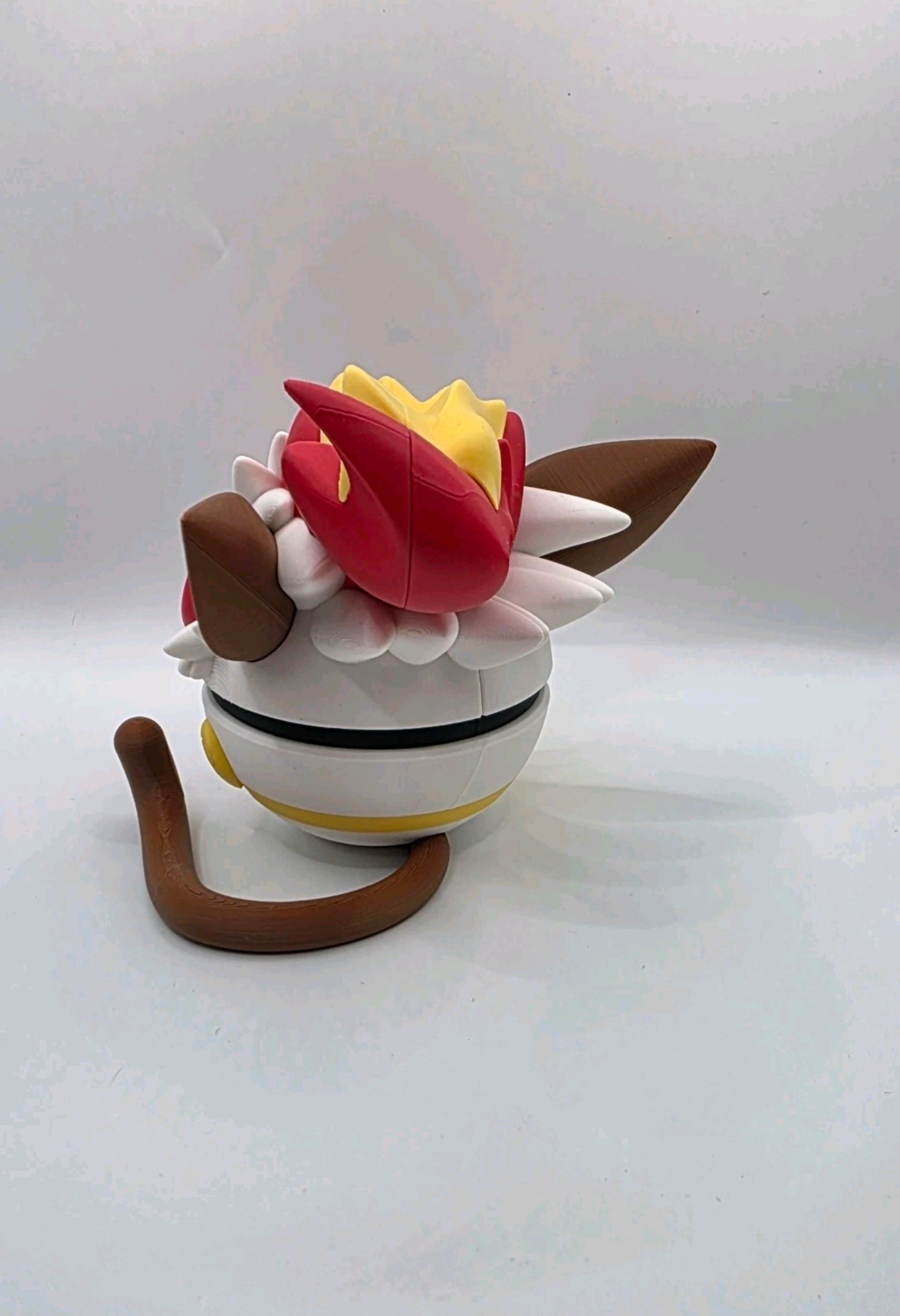 Pokemon Character Design - 3D Printed Pokeball - Invernape - Exclusive Display Collectible.