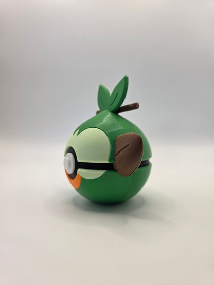 Character Design - 3D Printed Character Ball - Grookey - Unique Display Collectible.