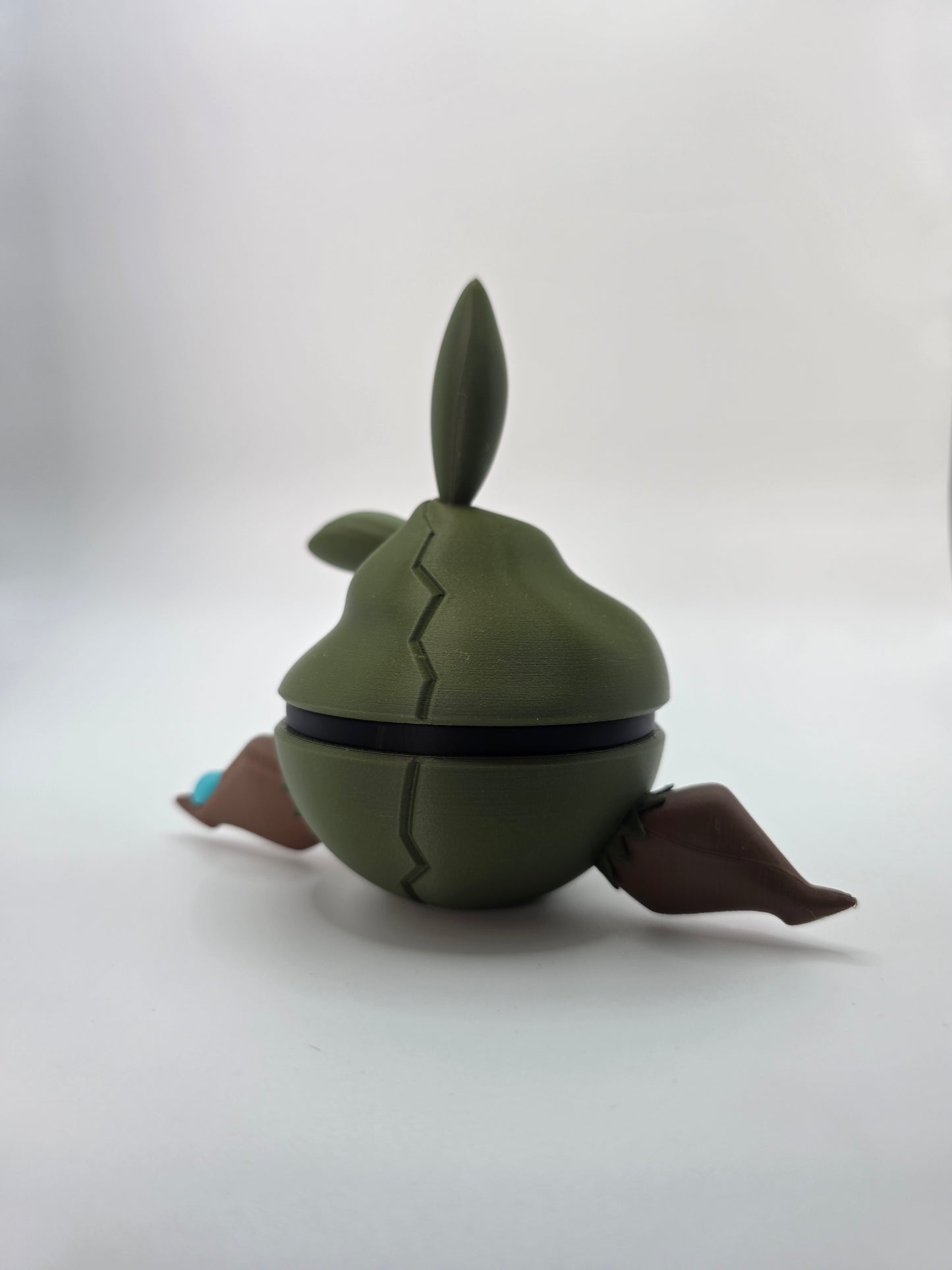 Character Design - 3D Printed Character Ball - Trubbish - Unique Display Collectible.
