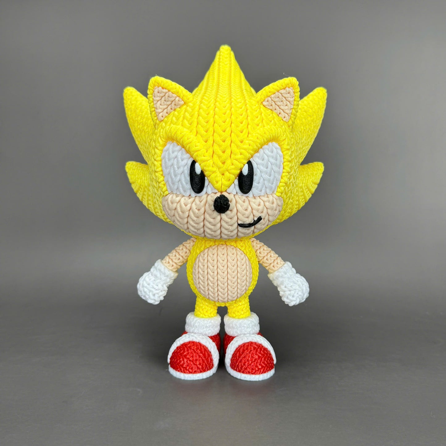 Sonic & Friends- 3D Printed Knitted Design Figures- Unique Display Fan Art Collectibles