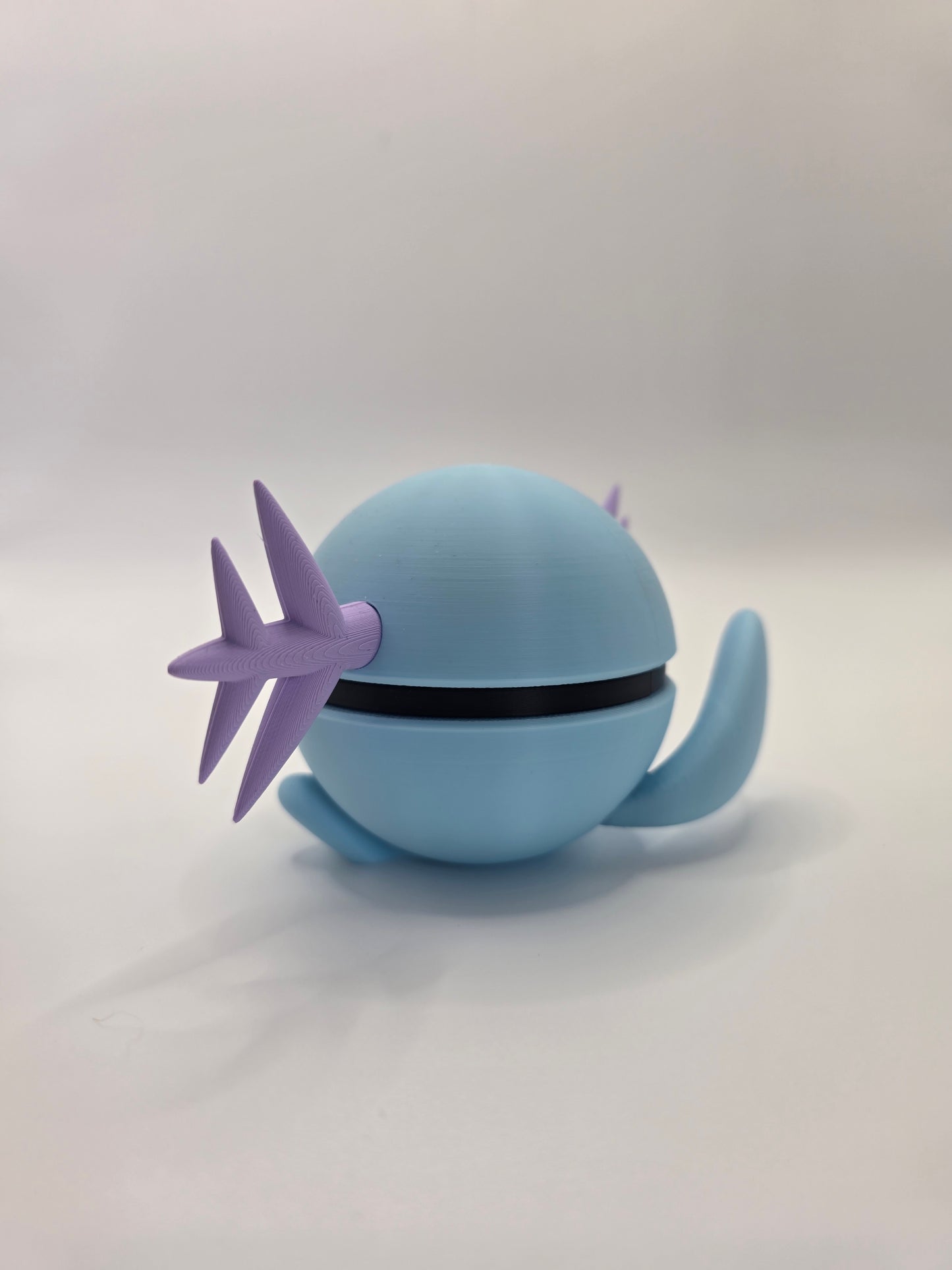 Character Design - 3D Printed Character Ball - Wooper - Unique Display Collectible.