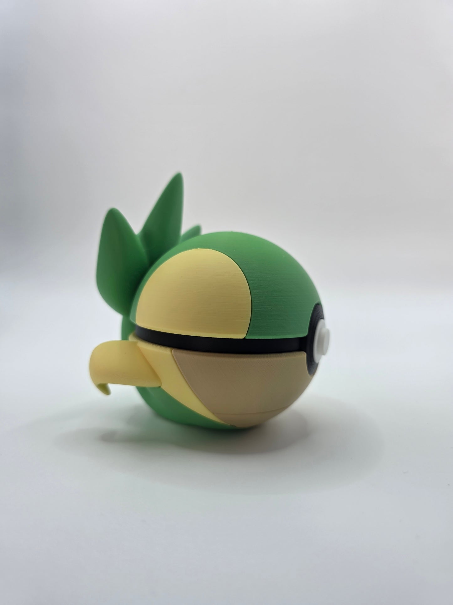 Character Design - 3D Printed Character Ball - Snivy - Unique Display Collectible.