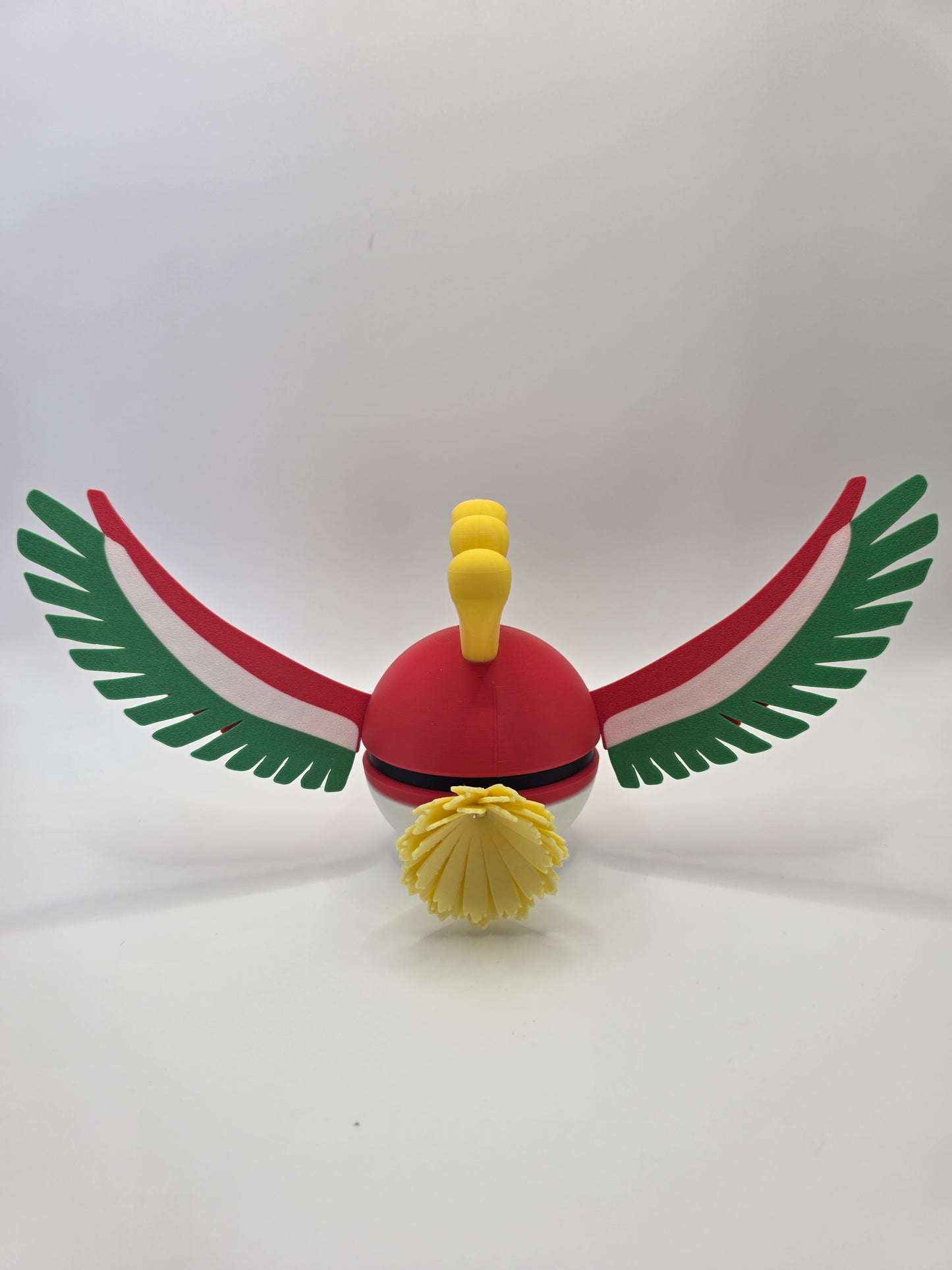 Character Design - 3D Printed Character Ball - Ho-oh - Unique Display Collectible.