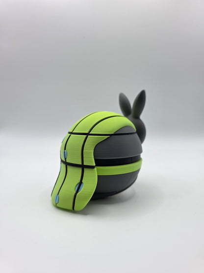 Character Design - 3D Printed Character Ball - Meloetta Aria Form - Unique Display Collectible.