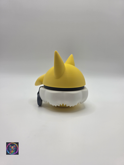 Character Design - 3D Printed Character Ball - Hypno - Unique Display Collectible.