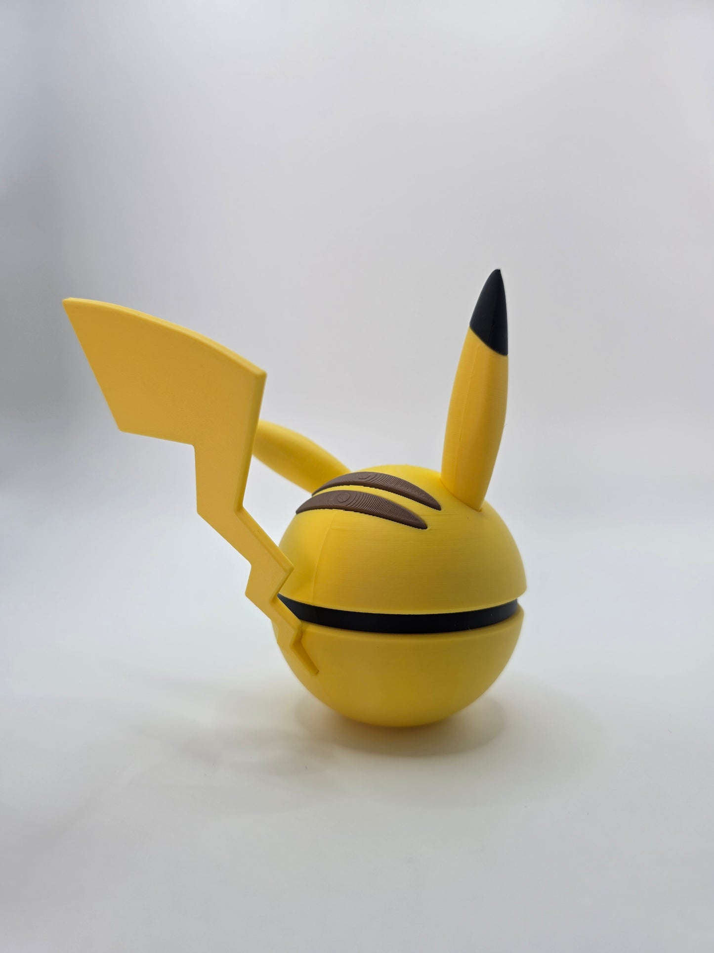 Character Design - 3D Printed Character Ball - Pikachu - Unique Display Collectible.