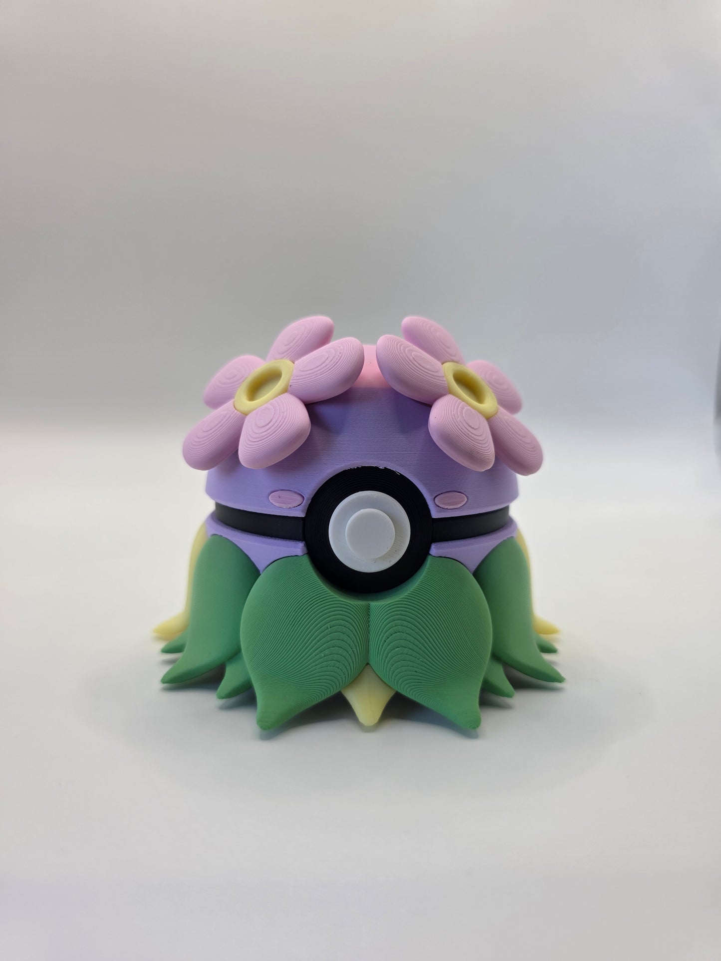 Character Design - 3D Printed Character Ball - Bellossom - Unique Display Collectible.