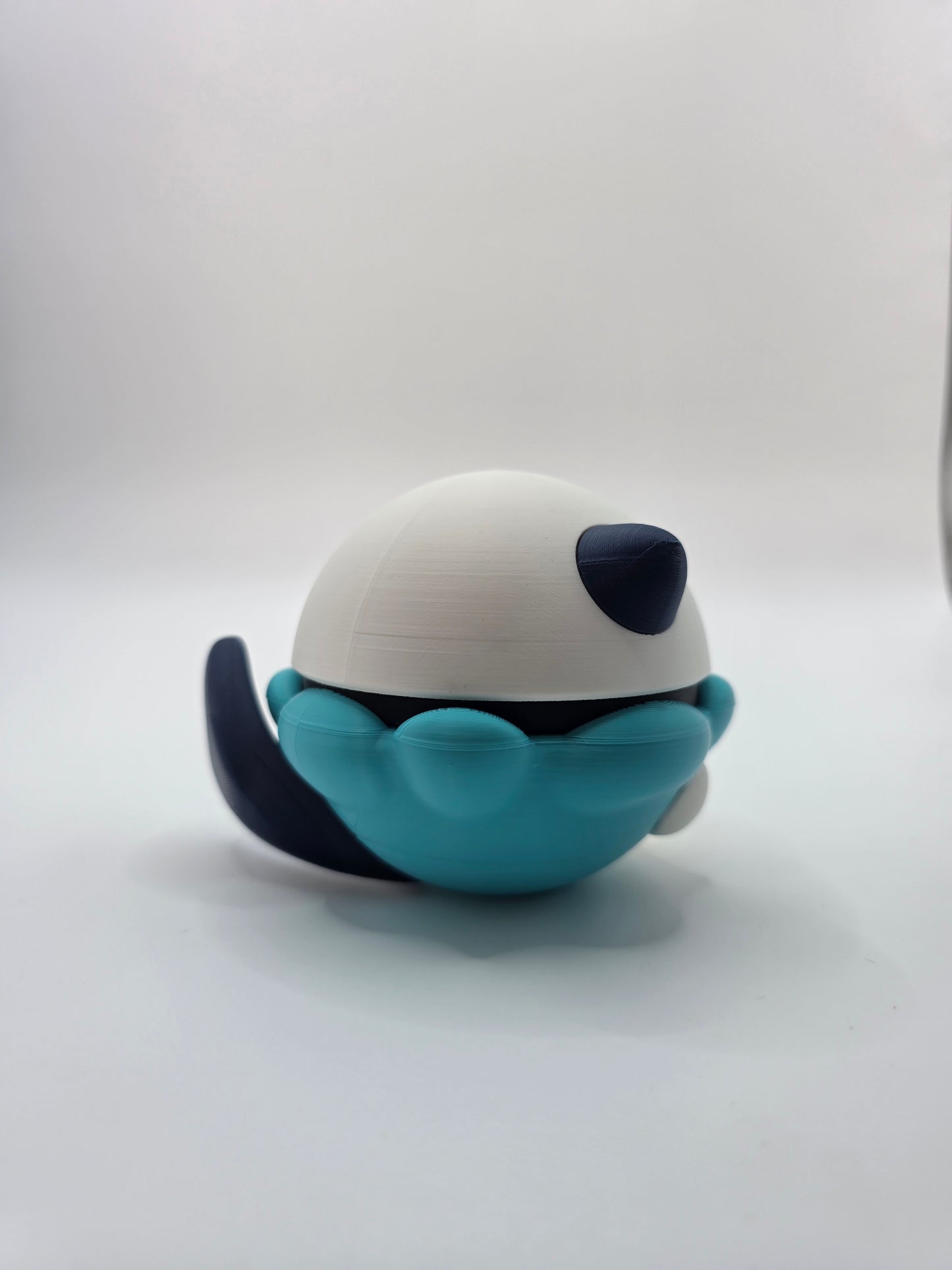 Character Design - 3D Printed Character Ball - Oshawott - Unique Display Collectible.