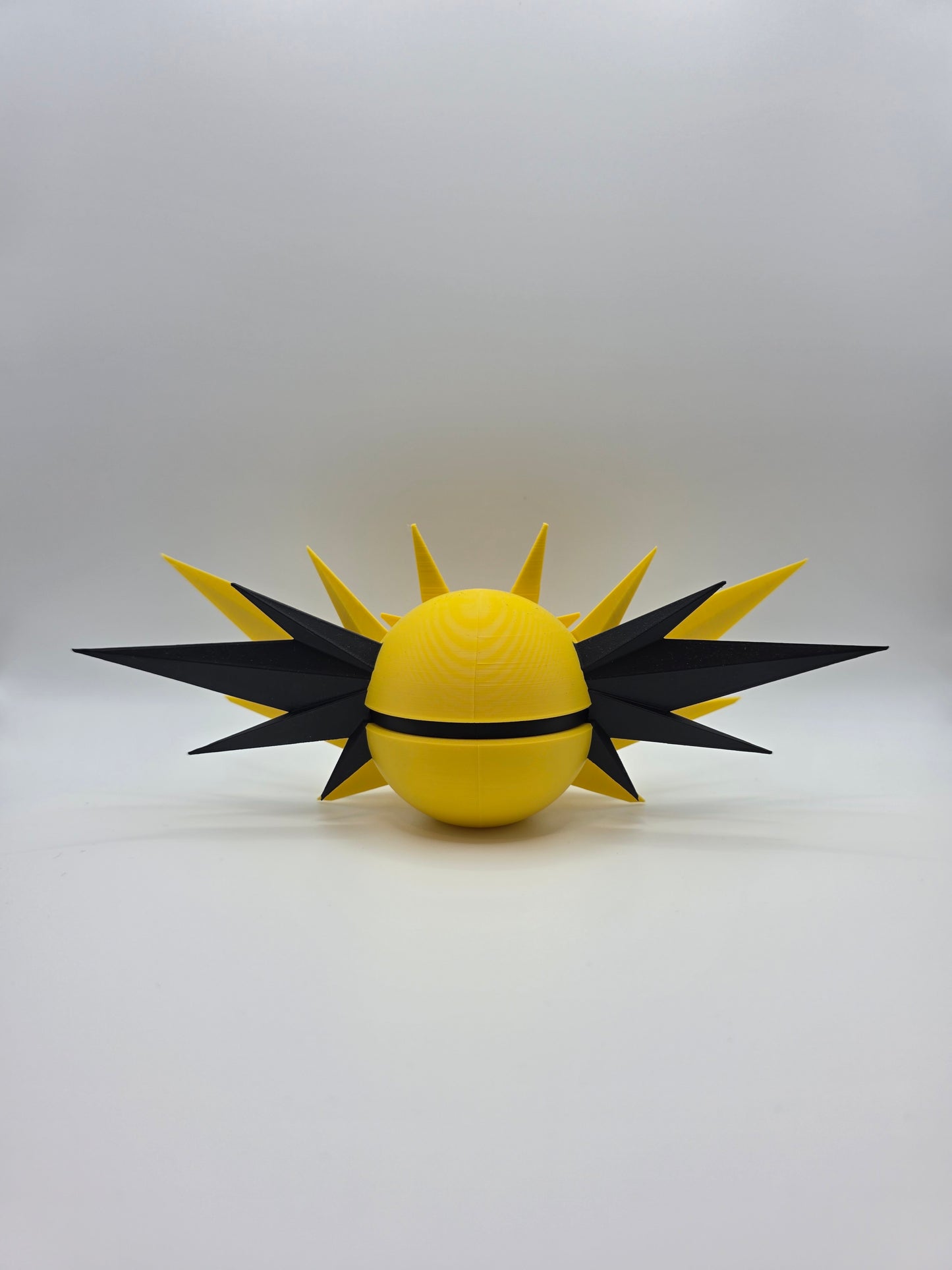 Character Design - 3D Printed Character Ball - Zapdos - Unique Display Collectible.