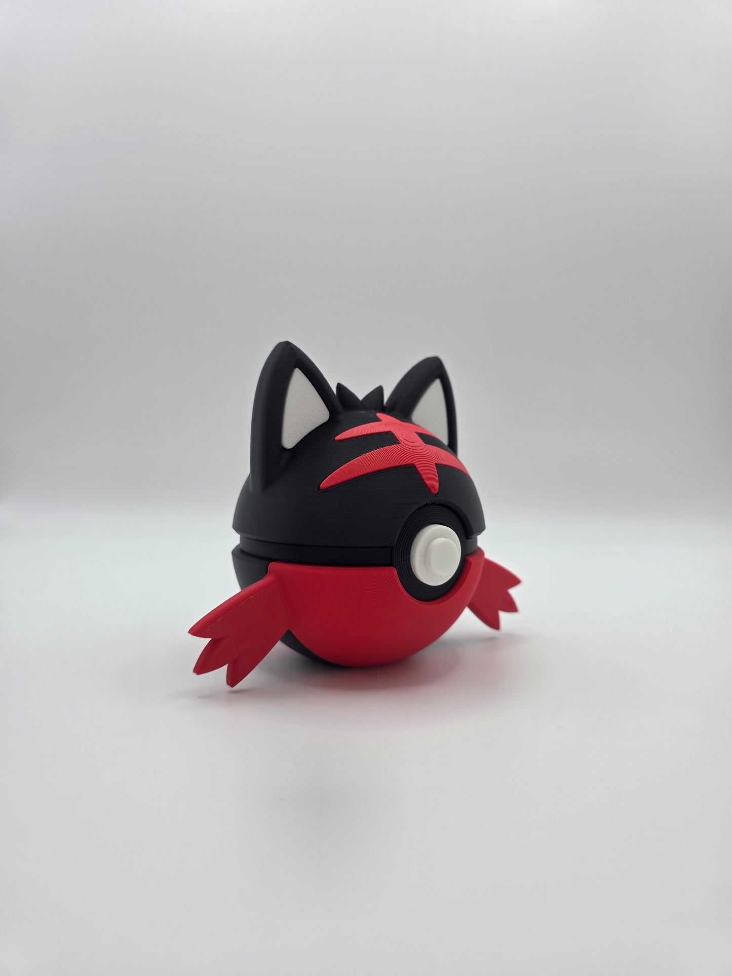 Character Design - 3D Printed Character Ball - Litten - Unique Display Collectible.