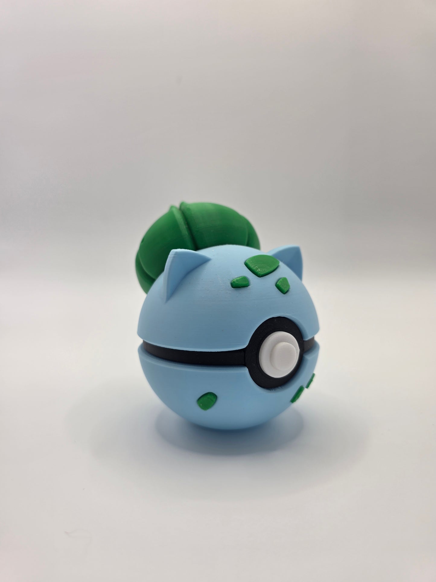 Character Design - 3D Printed Character Ball - Bulbasaur - Unique Display Collectible.