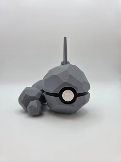 Character Design - 3D Printed Character Ball - Onix - Unique Display Collectible.