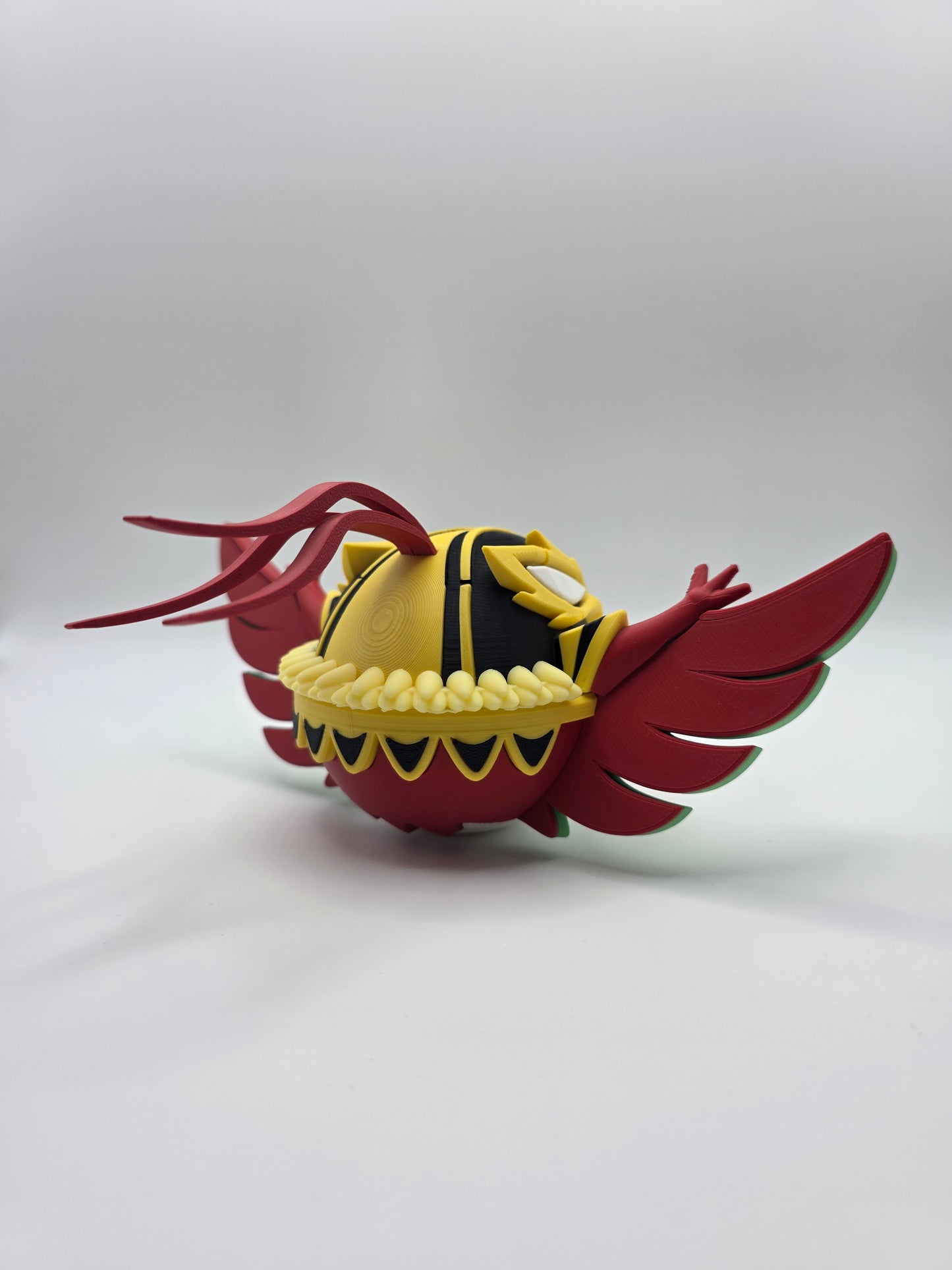 Character Design - 3D Printed Character Ball - Mega Hawlucha - Unique Display Collectible.