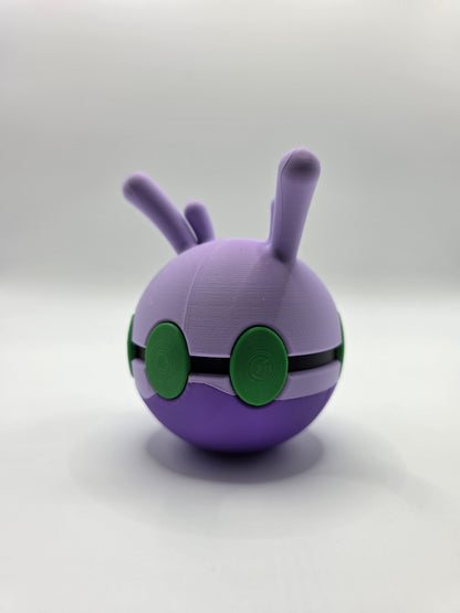 Character Design - 3D Printed Character Ball - Goomy - Unique Display Collectible.