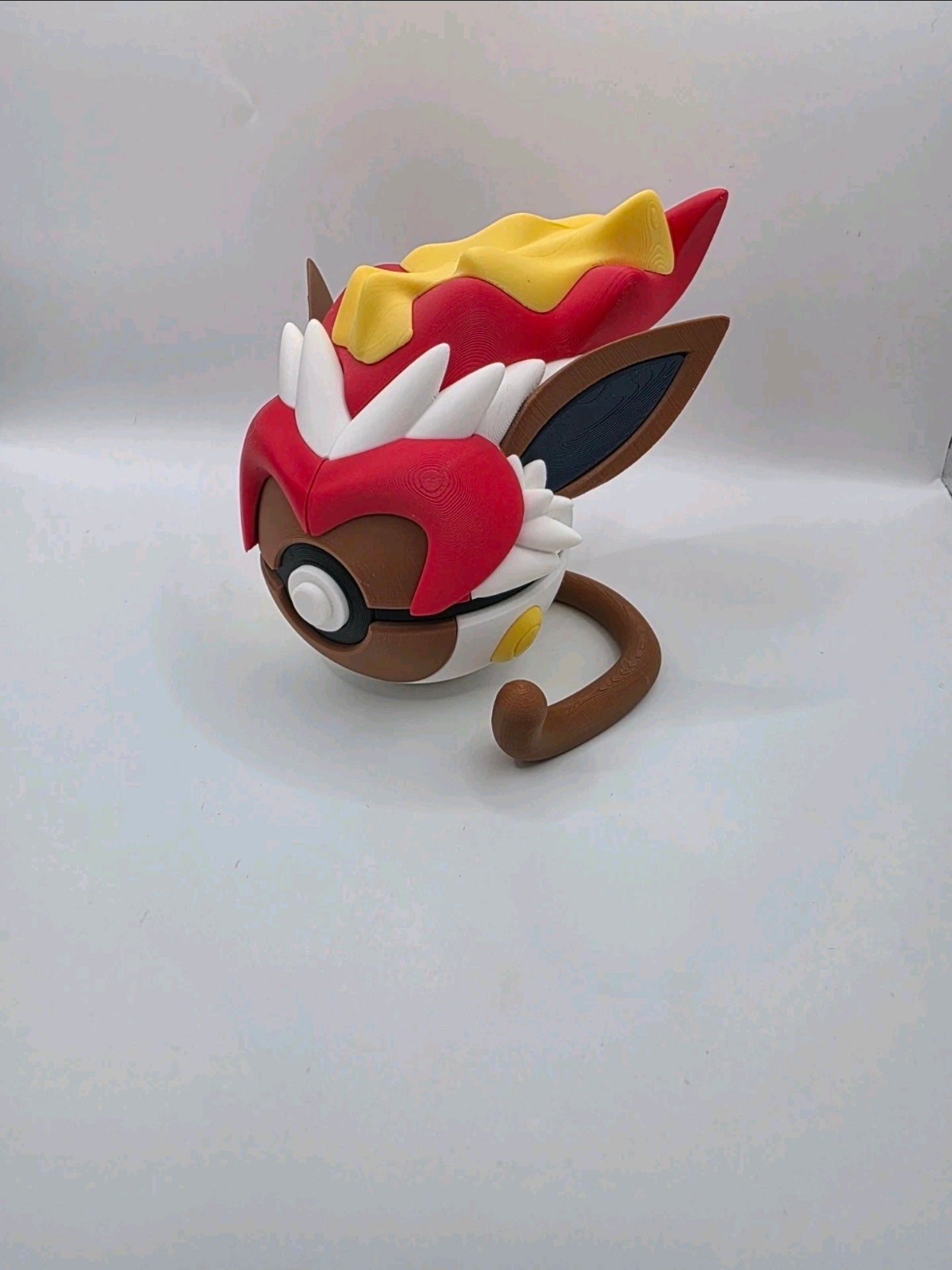 Pokemon Character Design - 3D Printed Pokeball - Invernape - Exclusive Display Collectible.