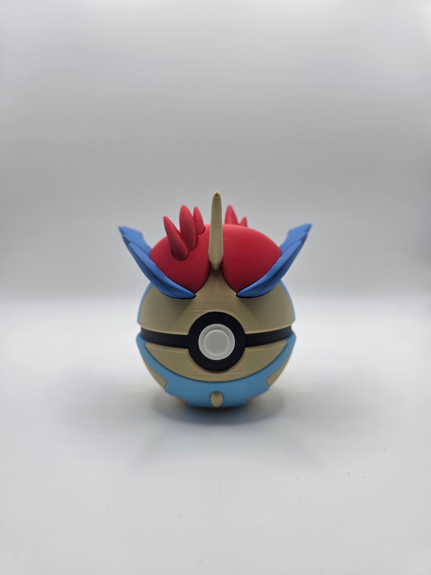Character Design - 3D Printed Character Ball - Keldeo - Unique Display Collectible.